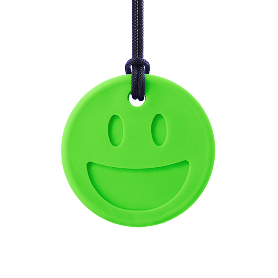 Smiley Face Chewelry Lime Green XT image 0
